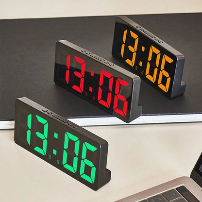 Digital Alarm Clock With LED Display