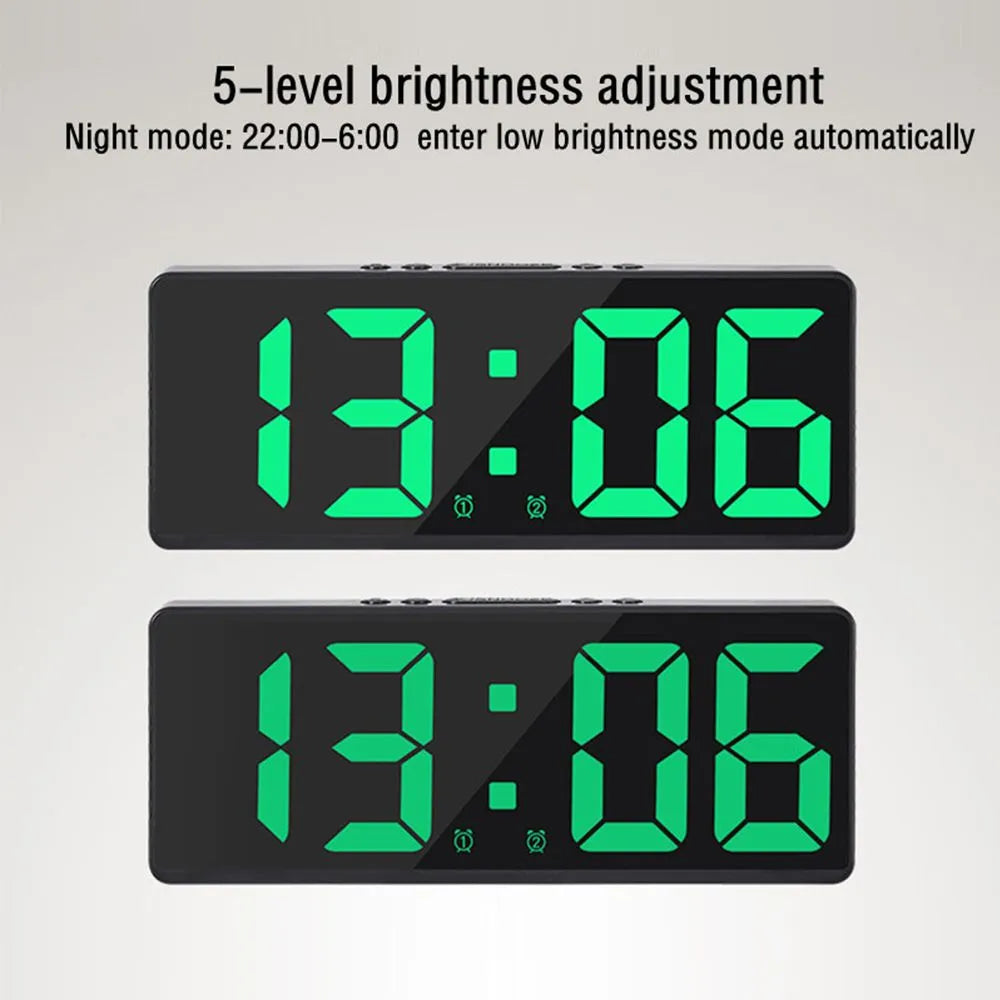 Digital Alarm Clock With LED Display