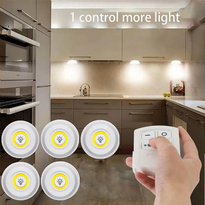 Dimmable COB Under Cabinet LED Night Light with Remote