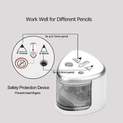 Tenwin Two-hole Electric Automatic Pencil Sharpener