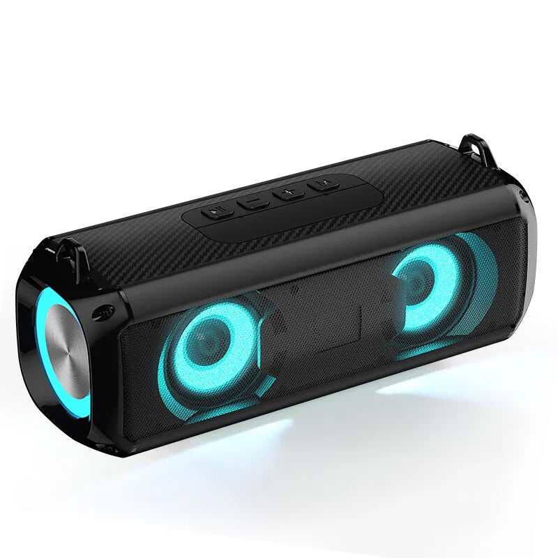 Rockmia Bluetooth Speaker With RGB LED Lights