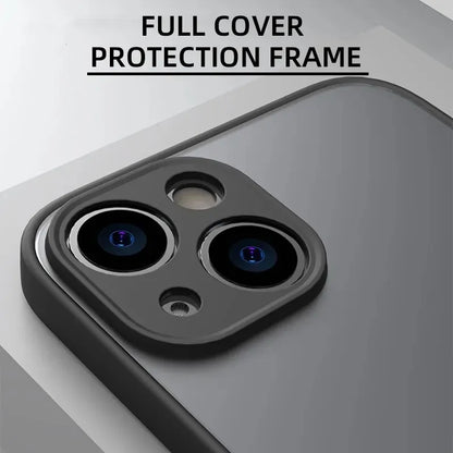 JASTER Matte Phone Case for iPhone 14 13 12 11 Pro Luxury Soft Silicone Shockproof Case for IPhone 12 13 14 Pro Max