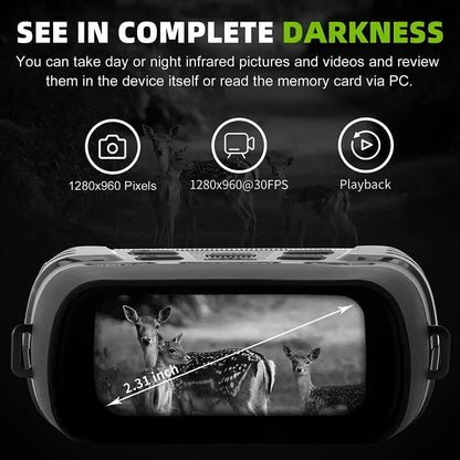 Night Vision 4K HD Digital Infrared Binoculars